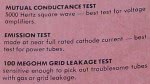 sencore Sencore's opinion regarding Mutual Conductance and Emission