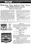 Jackson 634 - 637 modernization bulletin Jackson 634 - 637 modernization bulletin
