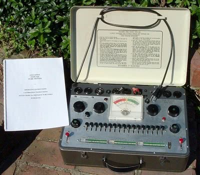 Sylvania Model 620 Tube Tester Operating Manual With Schematic and More 