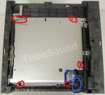 4l-8 remove 8 screws and lift out mainboard