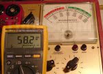 6000meter Hickok 6000 meter mV at half scale.