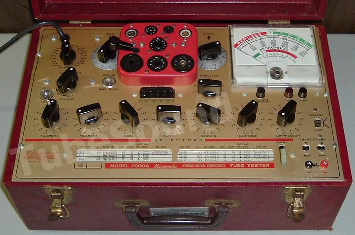 Hickok 6000a Tube Chart